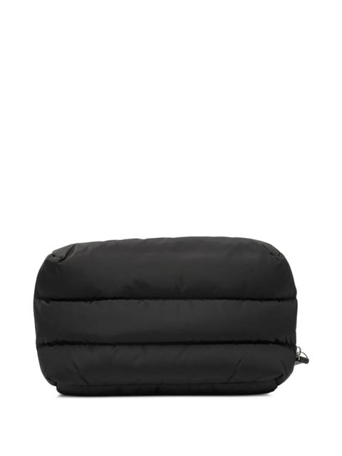 Moncler Caradoc padded logo-plaque make up bag - Black - zdjęcie produktu nr 2