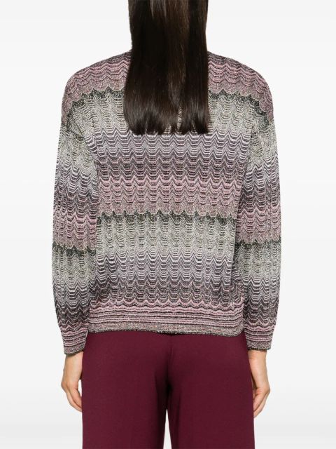 Missoni zigzag-woven sweater - Black