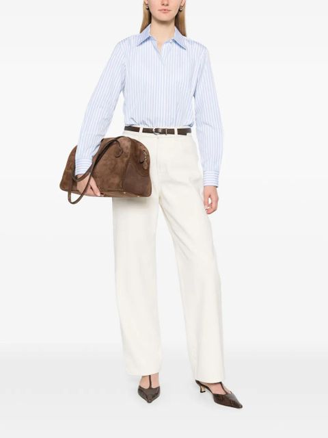 Max Mara stripe-pattern shirt - Blue - zdjęcie produktu nr 2