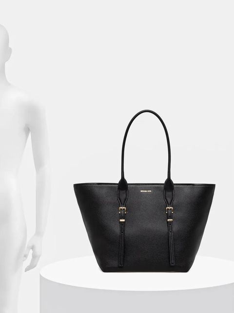 MICHAEL Michael Kors torebka skórzana kolor czarny 30R5G9OT7L