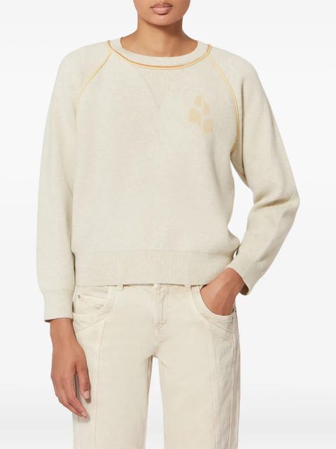 MARANT ÉTOILE Loriby logo sweater - Neutrals