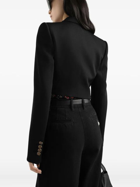 Dolce & Gabbana double-breasted buttoned jacket - Black