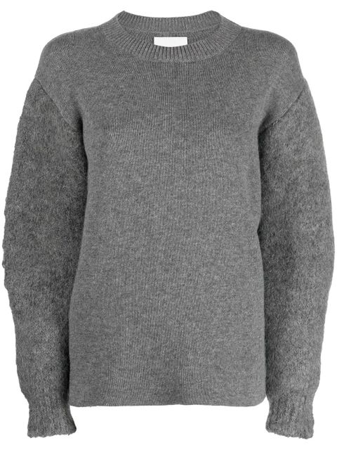 Jil Sander crew-neck jumper - Grey - zdjęcie produktu nr 1