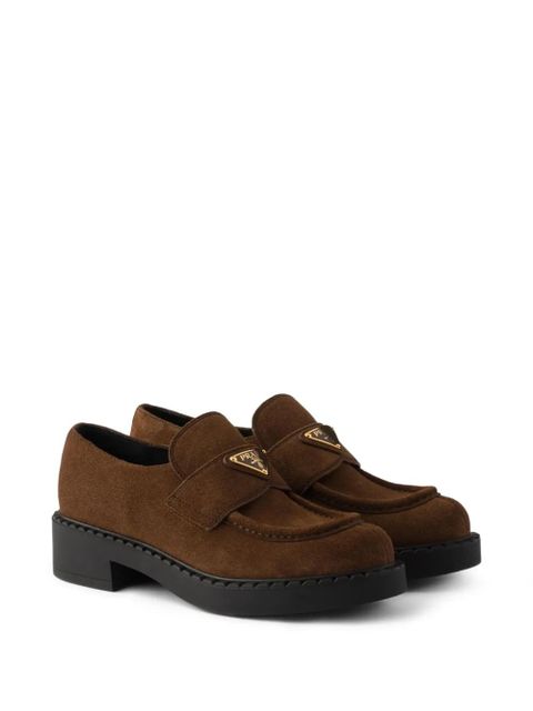 Prada suede loafers - Brown