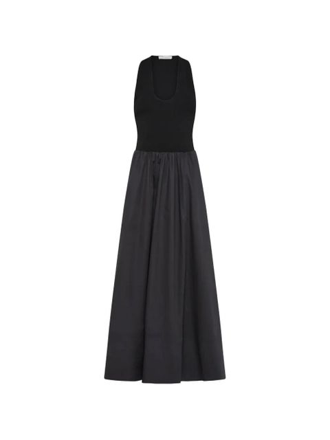 St. Agni knitted-bodice gathered dress - Grey - zdjęcie produktu nr 1