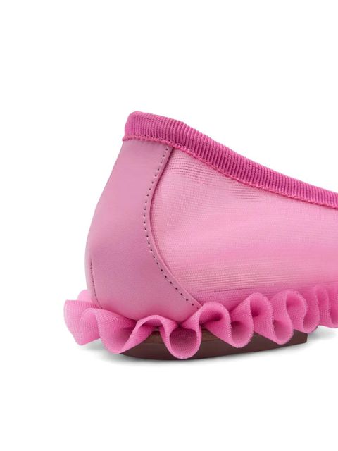 Simone Rocha frilled mesh ballet flats - Pink - zdjęcie produktu nr 2