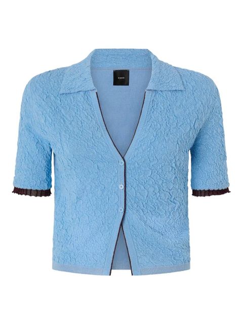 PINKO textured shirt - Blue - zdjęcie produktu nr 1