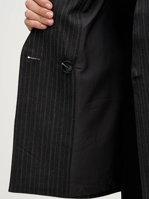 Sisley kamizelka kolor szary dwurzędowa 209YLJ00X