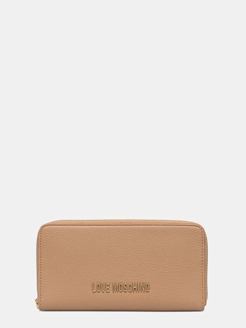 Love Moschino portfel damski kolor beżowy JC5700PP1NLD0104 - zdjęcie produktu nr 1