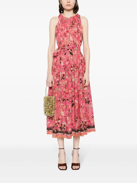 Ulla Johnson Samar midi dress - Red - zdjęcie produktu nr 2