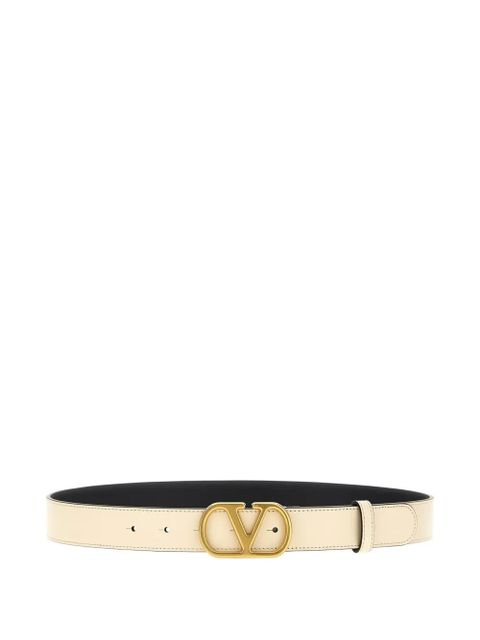 Valentino Garavani 30mm VLogo Signature belt - Neutrals