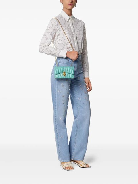 Versace Kleio quilted crossbody bag - Green - zdjęcie produktu nr 2