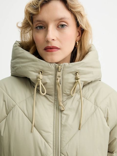 Marc O'Polo kurtka kolor zielony zimowa oversize 5000007656