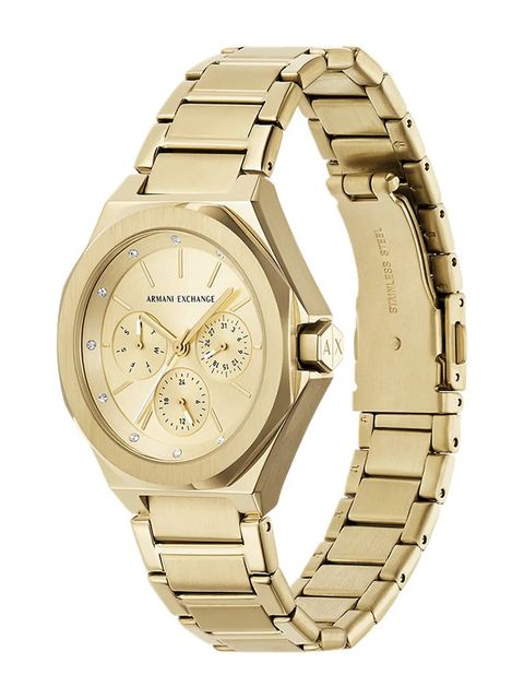 Armani Exchange zegarek damski kolor złoty AX4624