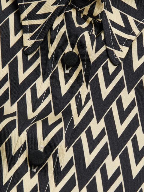 Valentino Garavani Toute La V twill shirt - Black