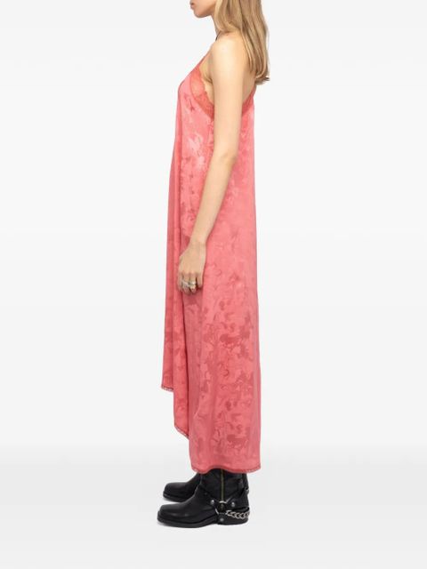 Zadig&Voltaire horses lace midi dress - Pink