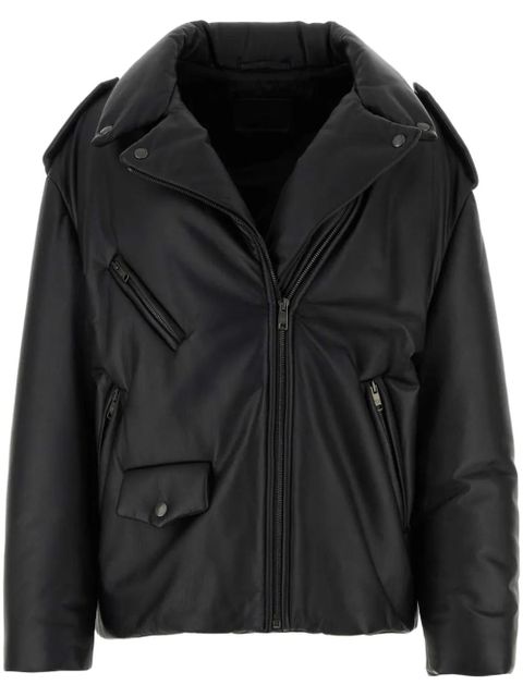 Prada padded leather jacket - Black - zdjęcie produktu nr 1