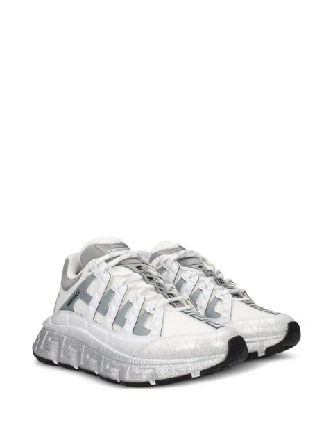Versace Trigreca glitter-detail sneakers - White - zdjęcie produktu nr 2