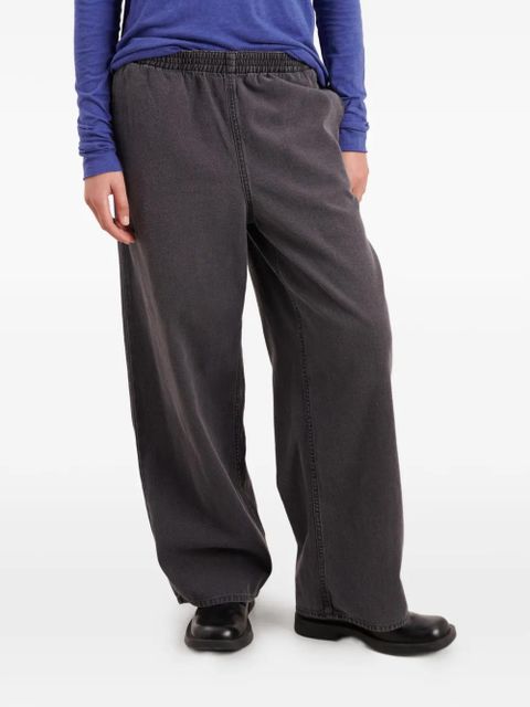 American Vintage elasticated straight trousers - Grey