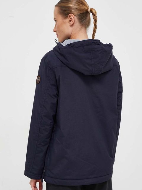 Napapijri kurtka damska kolor granatowy przejściowa