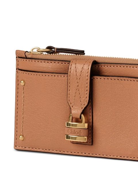 Chloé Paddington zip card wallet - Neutrals