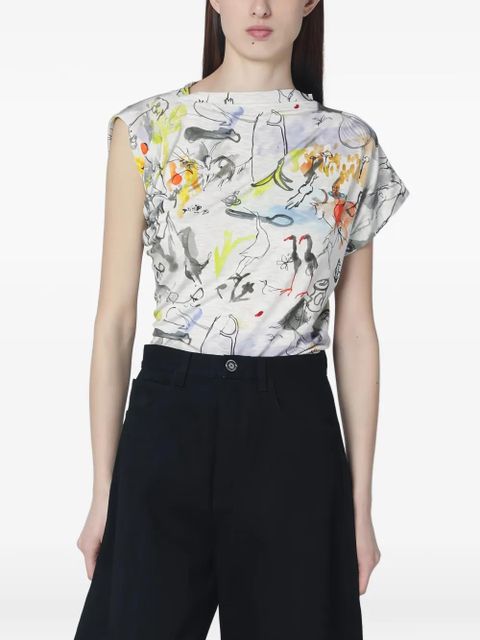 Vivienne Westwood Hebo graphic-print T-shirt - Neutrals - zdjęcie produktu nr 1