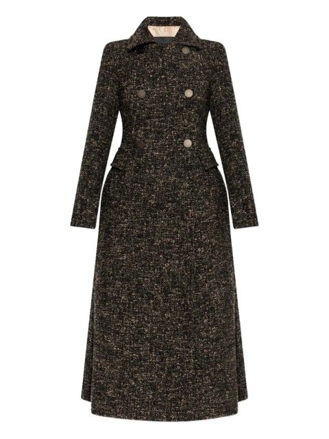 Max Mara Senior redingote buttoned coat - Black - zdjęcie produktu nr 1