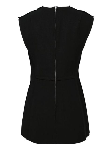 Jil Sander crew-neck silk top - Black - zdjęcie produktu nr 2
