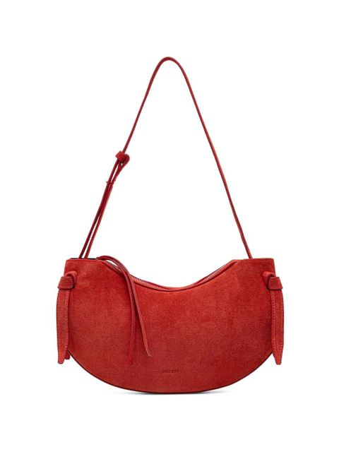 Yuzefi Fortune Cookie suede shoulder bag - Red - zdjęcie produktu nr 1