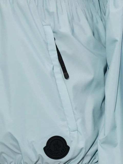 Moncler logo-patch jacket - Blue