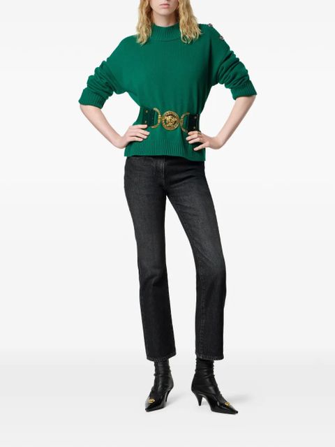 Versace mock-neck sweater - Green - zdjęcie produktu nr 2