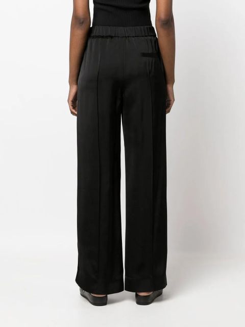 Jil Sander pressed-crease palazzo pants - Black