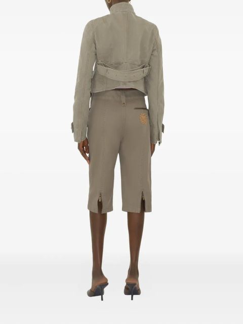 Burberry B Crest cotton jacket - Neutrals