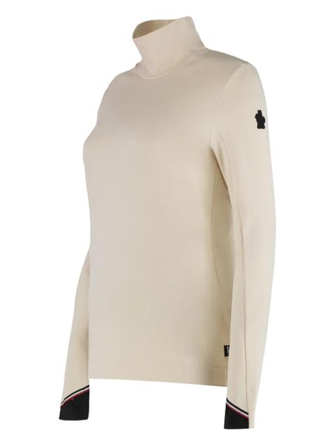 Moncler Grenoble Polartec turtleneck ski top - Neutrals