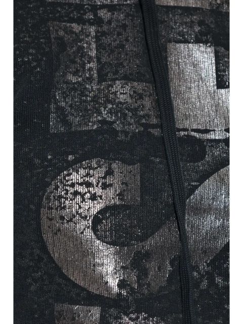 Diesel F-Slimmy logo-print hoodie - Black - zdjęcie produktu nr 2