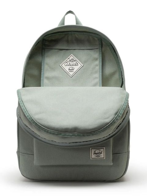 Herschel plecak Pacific Daypack kolor zielony duży gładki 11458-01898-OS