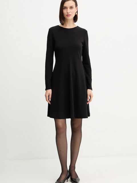 Weekend Max Mara sukienka CALIFFO kolor czarny mini rozkloszowana 2525626012600 - zdjęcie produktu nr 2