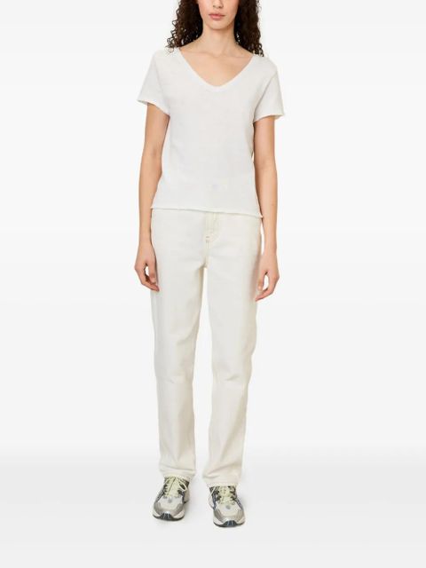 American Vintage Sonoma v-neck T-shirt - White - zdjęcie produktu nr 2