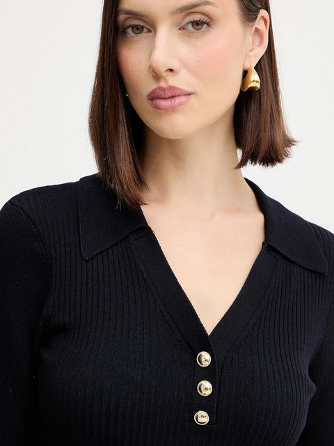 Morgan bluzka damskie kolor granatowy MBANA