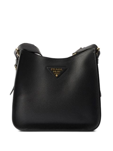 Prada medium leather bag - Black - zdjęcie produktu nr 1
