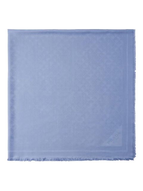 Prada silk-wool shawl - Blue - zdjęcie produktu nr 1