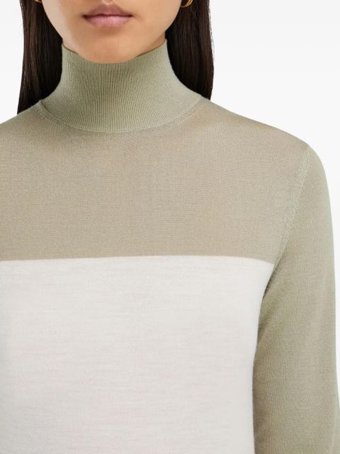 Ferragamo colour-block sweater - Neutrals