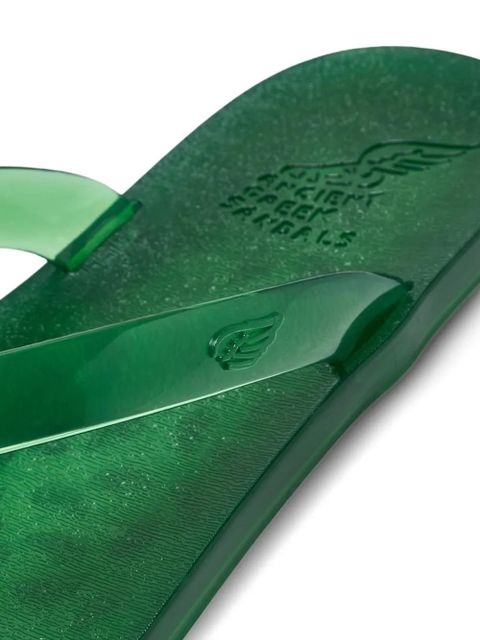 Ancient Greek Sandals T-bar flip-flops - Green