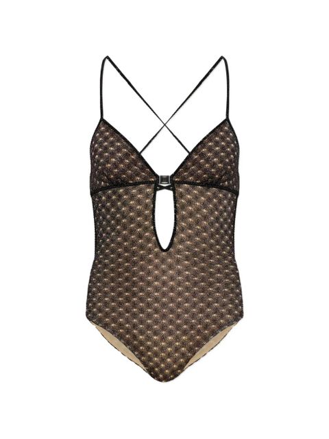 Missoni crochet-knit cutout swimsuit - Black - zdjęcie produktu nr 1