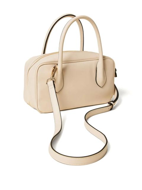 TWINSET top-handle zip-fastening bag - Neutrals