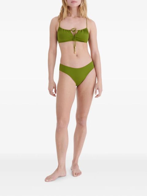 ERES Abysses cropped bikini top - Green