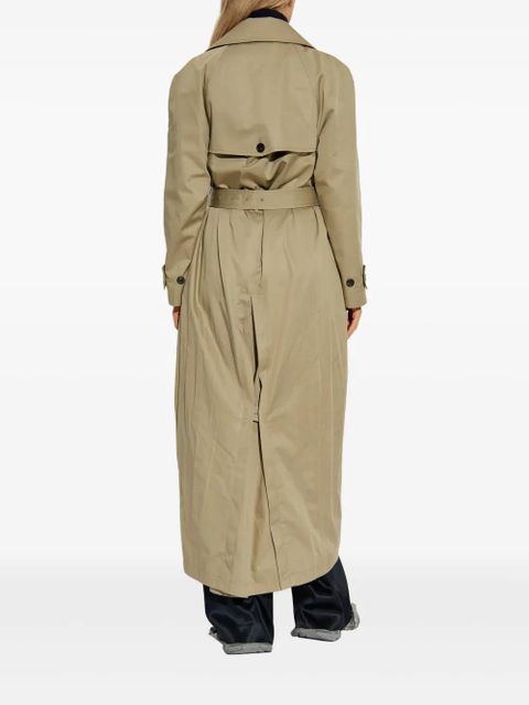 Balenciaga belted double-breasted trench coat - Neutrals