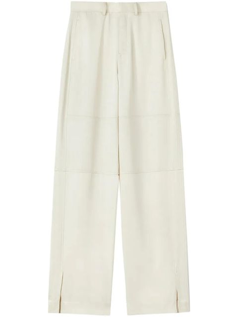 Jil Sander slit detailing tailored trousers - White - zdjęcie produktu nr 1
