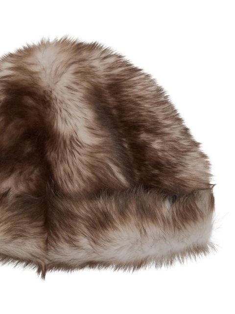 Nour Hammour Louve shearling hat - Brown - zdjęcie produktu nr 2
