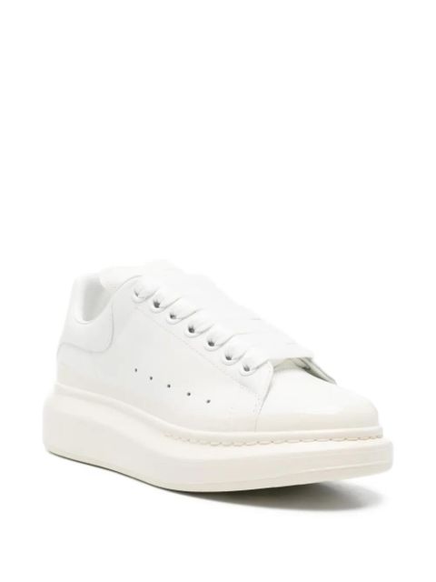 Alexander McQueen lace-up platform sneakers - White - zdjęcie produktu nr 2